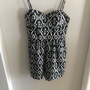 Cute tribal print romper